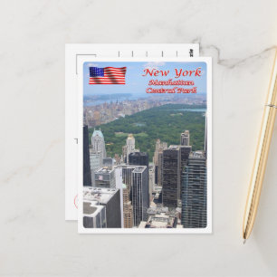 New York City - Manhattan & Central Park - USA - Postkarte