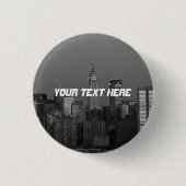 New York City Manhattan Empire State Gebäude Button (Vorderseite)