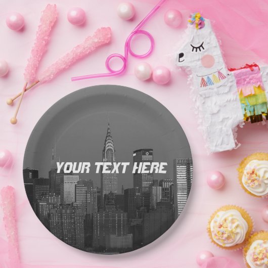 New York City Manhattan Empire State Gebäude Pap Pappteller (Party)