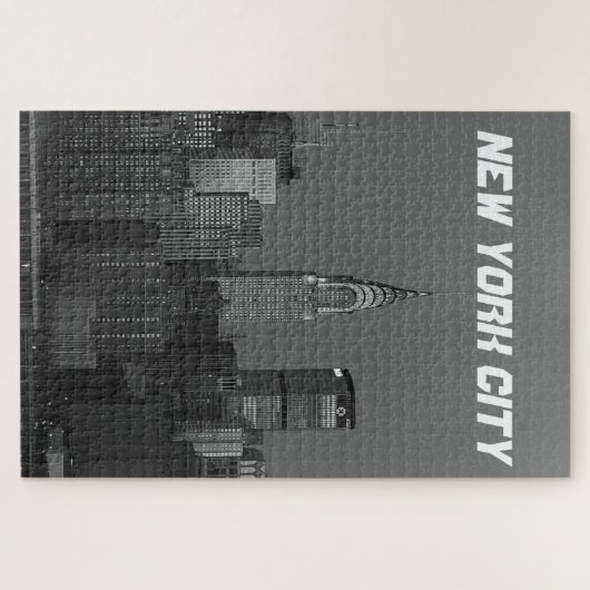 New York City Manhattan Empire State Gebäude Puzzle (Horizontal)