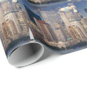 New York City Manhattan Geschenkpapier (Rolleneckpunkt)