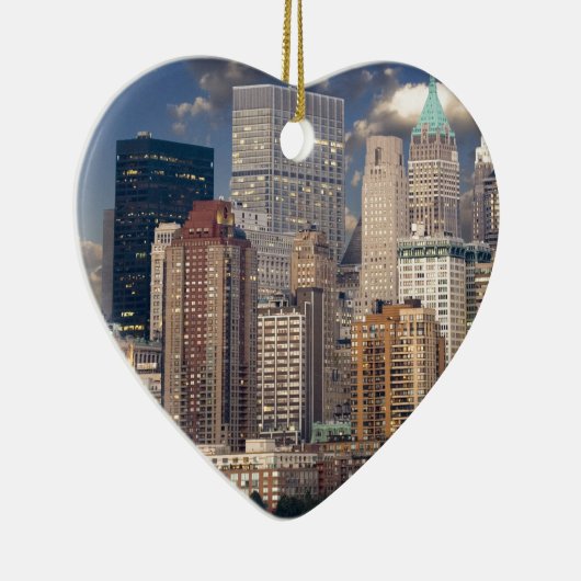New York City Manhattan Keramik Ornament (Rechts)
