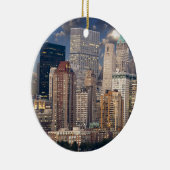 New York City Manhattan Keramik Ornament (Rechts)