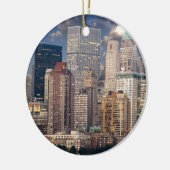 New York City Manhattan Keramik Ornament (Links)