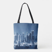 New York City Manhattan Landschaftlich Skyline Tasche (Rückseite)