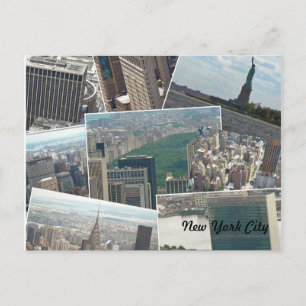 New York City Manhattan Multiview Postkarte