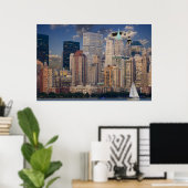 New York City Manhattan Poster (Heimbüro)