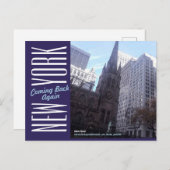 New York City-Manhattan Postkarte (Vorne/Hinten)