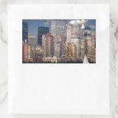 New York City Manhattan Rechteckiger Aufkleber (Tasche)