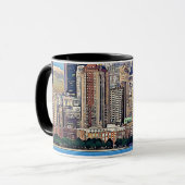 New York City Manhattan Sailboat Coffee Tasse (Vorderseite Links)