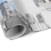 New York City Manhattan Skyline Geschenkpapier (Rolleneckpunkt)