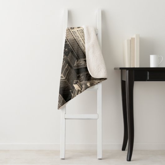 New York City Manhattan Skyline-Luftaufnahme schwa Sherpadecke (Beispiel)