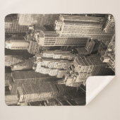 New York City Manhattan Skyline-Luftaufnahme schwa Sherpadecke (Vorderseite (Horizontal))