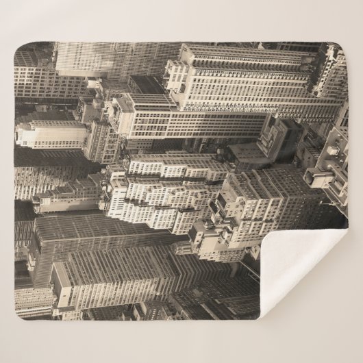 New York City Manhattan Skyline-Luftaufnahme schwa Sherpadecke (Vorderseite (Horizontal))