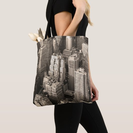 New York City Manhattan Skyline-Luftaufnahme schwa Tasche (Von Nahem)