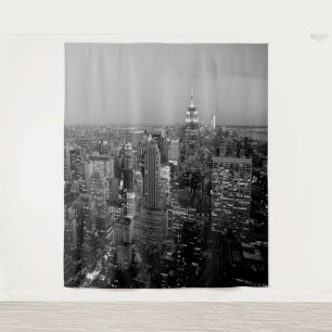 New York City Manhattan Skyline Mural Mauer Wandteppich