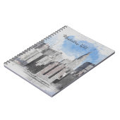 New York City Manhattan Skyline Notizblock (Linke Seite)