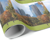 New York City Manhattan Skyline-Panorama für Geschenkpapier (Rolleneckpunkt)