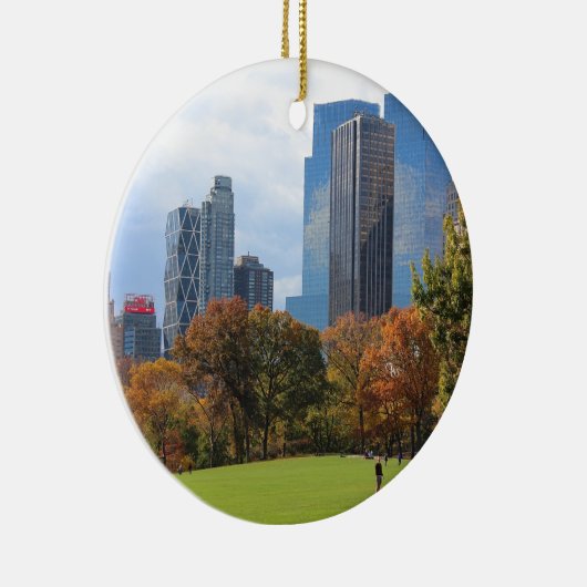 New York City Manhattan Skyline-Panorama für Keramik Ornament (Rechts)