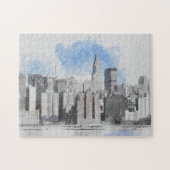 New York City Manhattan Skyline Puzzle (Horizontal)