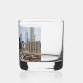 New York City Manhattan Skyline Whiskyglas (Links)