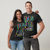 New York City Map - Abstrakte Kunstdrucke T-Shirt (Unisex)