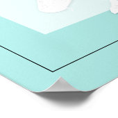 New York City Map, Black, White und Blue Poster (Ecke)