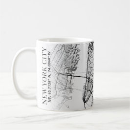New York City Map | Tasse des Kaffees