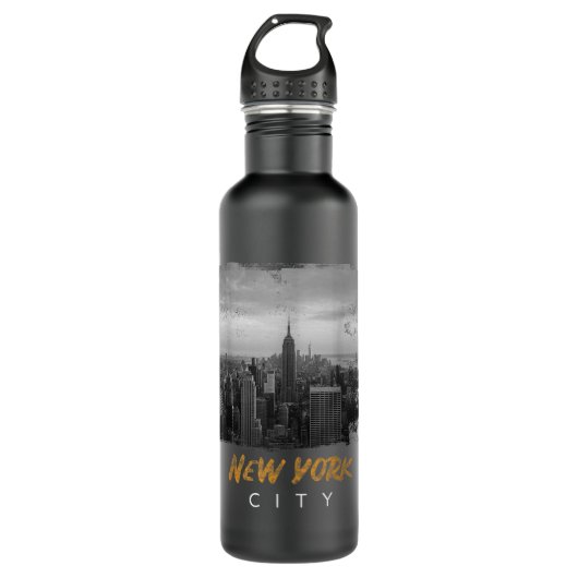 New York City Memento verleiht Big Apple Empire St Edelstahlflasche (Vorderseite)