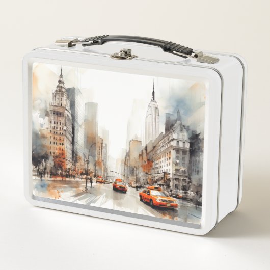 New York City Metall Brotdose (Vorderseite)