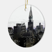 New York City Midtown Keramik Ornament (Links)