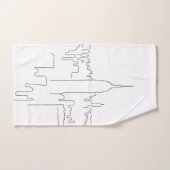 New York City Minimal Line Badhandtuch Set (Handtuch)