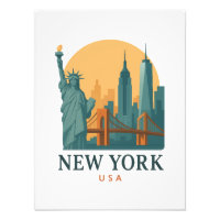 New York City Minimalist Vintage Reise
