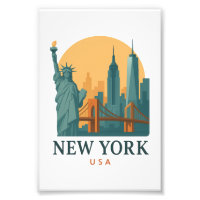 New York City Minimalist Vintage Reise