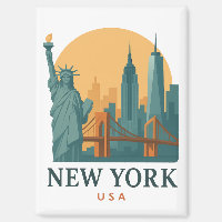 New York City Minimalist Vintage Reise