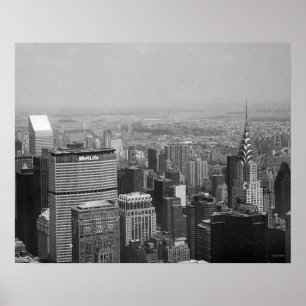 New York City mit Chrysler Building Poster