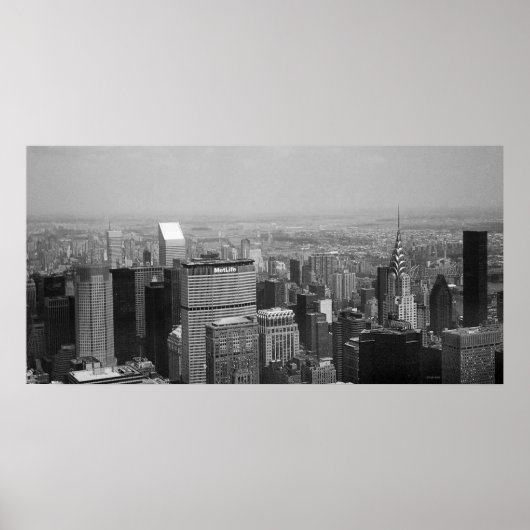 New York City mit Chrysler-Gebäude II Poster (Vorne)