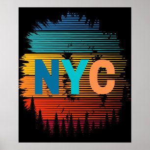 New York City Modern Colordesign Poster