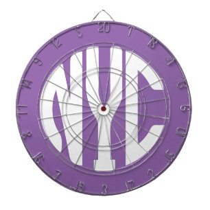 New York City Monogramm Dartscheibe