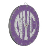 New York City Monogramm Dartscheibe (Vorderseite Links)