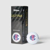 New York City Monogramm Golfball (Verpackungen)