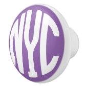 New York City Monogramm Keramikknauf (Rechts)