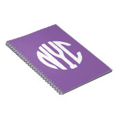 New York City Monogramm Notizblock (Rechte Seite)