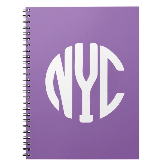 New York City Monogramm Notizblock (Vorderseite)