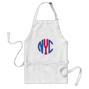 New York City Monogramm Schürze