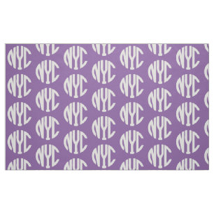 New York City Monogramm Stoff