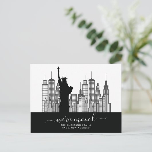 New York City Moskation Ankündigung Postcard (Stehend Vorderseite)