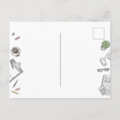 New York City Moskation Ankündigung Postcard (Rückseite)