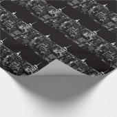 New York City nachts Geschenkpapier (Ecke)