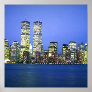 New York City nachts Poster